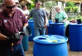 Rain barrels are a great tool for water conservation.